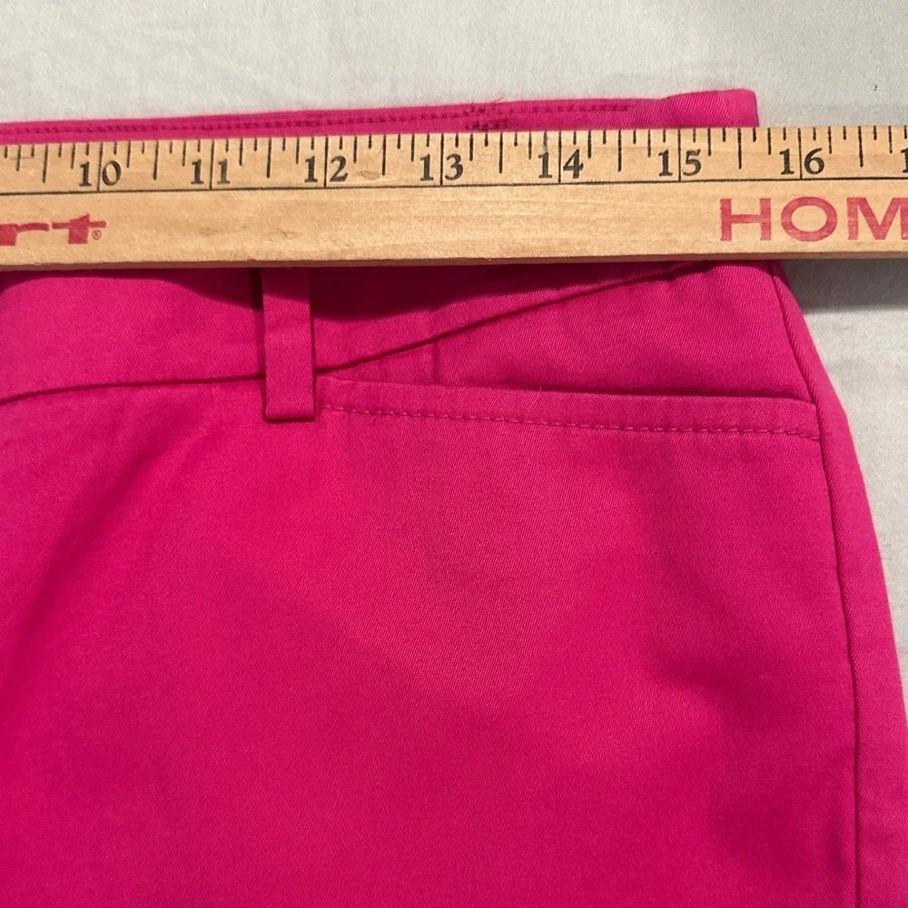Talbots Vibrant Pink Capris perfect crop size 8P